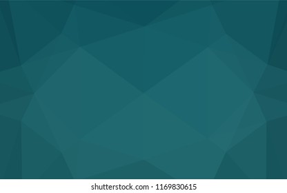 Light BLUE vector hexagon mosaic cover. Colorful illustration in abstract style with gradient. The completely new template can be used for your brand book.