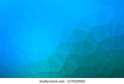 Light BLUE vector hexagon mosaic texture. Shining colored illustration in a Brand new style. The polygonal design can be used for your web site.