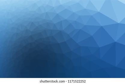 Light BLUE vector hexagon mosaic template. Shining colored illustration in a Brand new style. Brand new style for your business design.