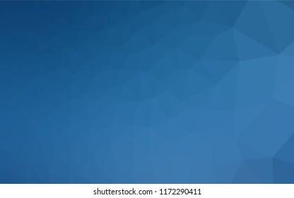 Light BLUE vector hexagon mosaic texture. A sample with polygonal shapes. A new texture for your design.