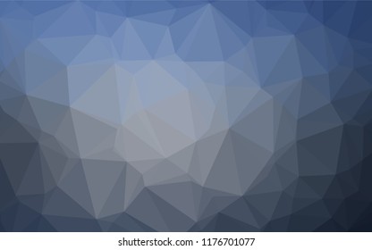 Light BLUE vector hexagon mosaic texture. Modern geometrical abstract illustration with gradient. The textured pattern can be used for background.
