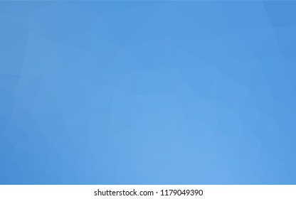 Light BLUE vector hexagon mosaic cover. An elegant bright illustration with gradient. Brand new style for your business design.