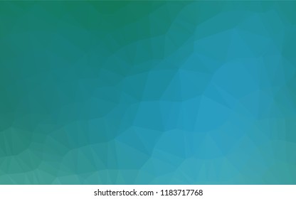 Light BLUE vector hexagon mosaic texture. A completely new color illustration in a vague style. A completely new template for your business design.