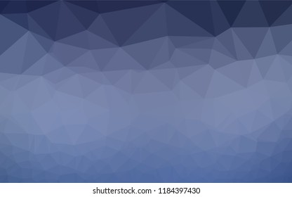 Light BLUE vector hexagon mosaic texture. Colorful abstract illustration with gradient. The textured pattern can be used for background.