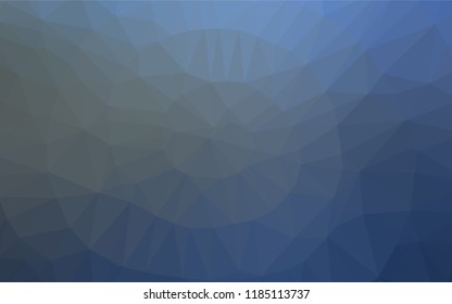Light BLUE vector hexagon mosaic cover. A completely new color illustration in a vague style. The elegant pattern can be used as part of a brand book.