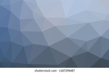 Light BLUE vector hexagon mosaic texture. A vague abstract illustration with gradient. The best triangular design for your business.
