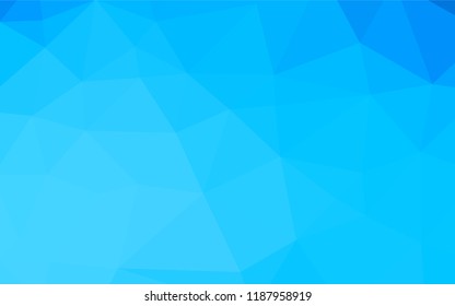 Light BLUE vector hexagon mosaic texture. Colorful illustration in abstract style with gradient. Brand new style for your business design.