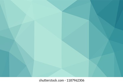 Light BLUE vector hexagon mosaic texture. Modern geometrical abstract illustration with gradient. The elegant pattern can be used as part of a brand book.