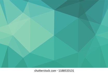 Light BLUE vector hexagon mosaic texture. A vague abstract illustration with gradient. The elegant pattern can be used as part of a brand book.