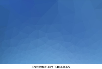 Light BLUE vector hexagon mosaic texture. Glitter abstract illustration with an elegant design. The completely new template can be used for your brand book.