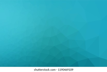 Light BLUE vector hexagon mosaic cover. An elegant bright illustration with gradient. The template can be used as a background for cell phones.