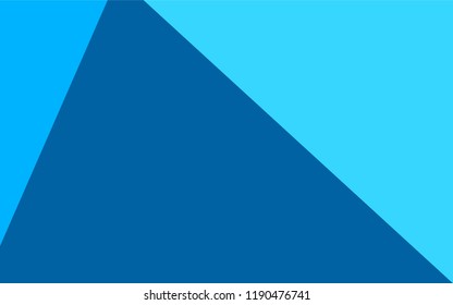 Light BLUE vector hexagon mosaic template. An elegant bright illustration with gradient. A completely new design for your business.