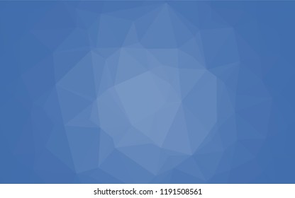 Light BLUE vector hexagon mosaic cover. Colorful illustration in abstract style with gradient. Brand new style for your business design.