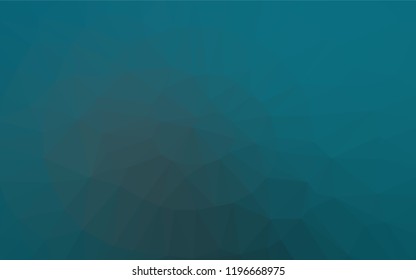Light BLUE vector hexagon mosaic texture. A vague abstract illustration with gradient. The completely new template can be used for your brand book.