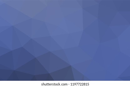 Light BLUE vector hexagon mosaic cover. Colorful abstract illustration with gradient. A completely new design for your business.