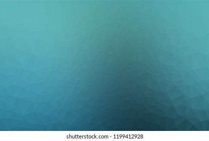 Light BLUE vector hexagon mosaic cover. A vague abstract illustration with gradient. A completely new design for your business.
