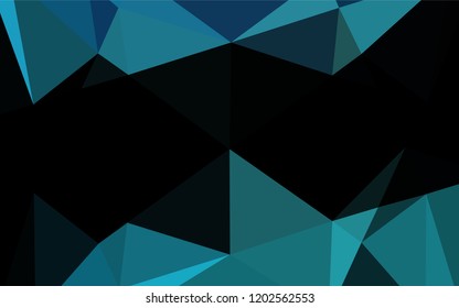 Light BLUE vector hexagon mosaic texture. A completely new color illustration in a vague style. A completely new template for your business design.