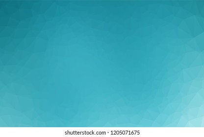 Light BLUE vector hexagon mosaic texture. Creative geometric illustration in Origami style with gradient. A new texture for your design.