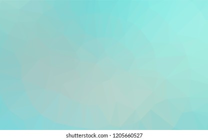 Light BLUE vector hexagon mosaic texture. Shining colored illustration in a Brand new style. A completely new template for your business design.