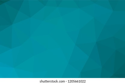 Light BLUE vector hexagon mosaic texture. Colorful abstract illustration with gradient. The textured pattern can be used for background.
