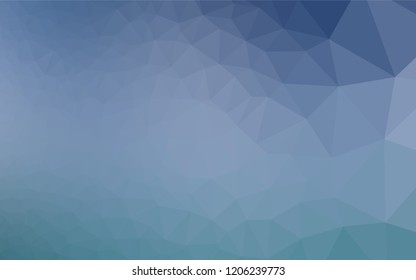 Light BLUE vector hexagon mosaic template. Shining colored illustration in a Brand new style. A completely new template for your business design.