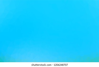Light BLUE vector hexagon mosaic texture. An elegant bright illustration with gradient. The best triangular design for your business.