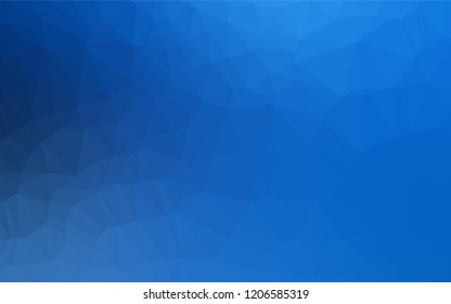 Light BLUE vector hexagon mosaic texture. A completely new color illustration in a vague style. The template can be used as a background for cell phones.