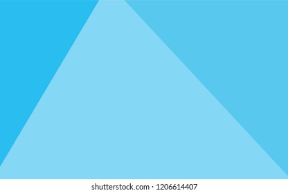 Light BLUE vector hexagon mosaic cover. Modern geometrical abstract illustration with gradient. The polygonal design can be used for your web site.