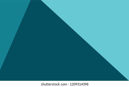 Light BLUE vector hexagon mosaic template. Shining illustration, which consist of triangles. Brand new design for your business.
