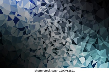 Light BLUE vector hexagon mosaic texture. Shining colored illustration in a Brand new style. The textured pattern can be used for background.