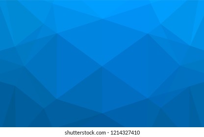 Light BLUE vector hexagon mosaic texture. Brand new colored illustration in blurry style with gradient. The textured pattern can be used for background.