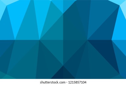 Light BLUE vector hexagon mosaic texture. Colorful abstract illustration with gradient. Brand new design for your business.