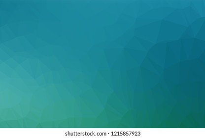 Light BLUE vector hexagon mosaic texture. Glitter abstract illustration with an elegant design. The elegant pattern can be used as part of a brand book.