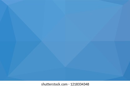 Light BLUE vector hexagon mosaic template. A vague abstract illustration with gradient. Brand new design for your business.