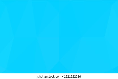 Light BLUE vector hexagon mosaic texture. Colorful illustration in abstract style with gradient. The polygonal design can be used for your web site.