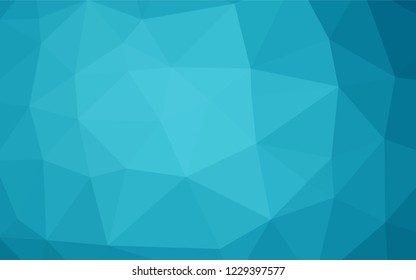 Light BLUE vector hexagon mosaic texture. Modern geometrical abstract illustration with gradient. The completely new template can be used for your brand book.