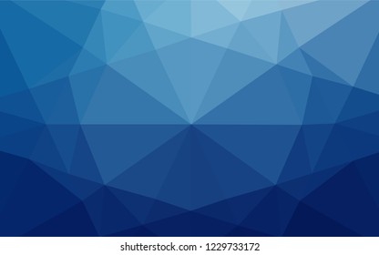 Light BLUE vector hexagon mosaic template. An elegant bright illustration with gradient. A completely new template for your business design.