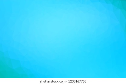 Light BLUE vector hexagon mosaic texture. A completely new color illustration in a vague style. A completely new template for your business design.