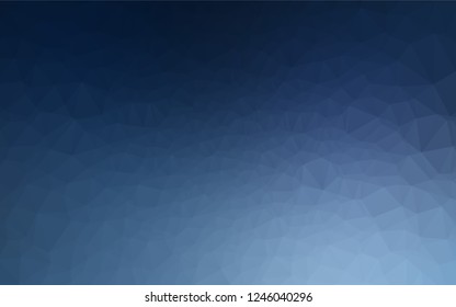 Light BLUE vector hexagon mosaic cover. A completely new color illustration in a vague style. The textured pattern can be used for background.