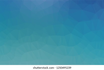Light BLUE vector hexagon mosaic texture. Creative illustration in halftone style with gradient. A completely new template for your business design.