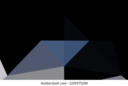 Light BLUE vector hexagon mosaic template. Colorful illustration in abstract style with gradient. A new texture for your design.