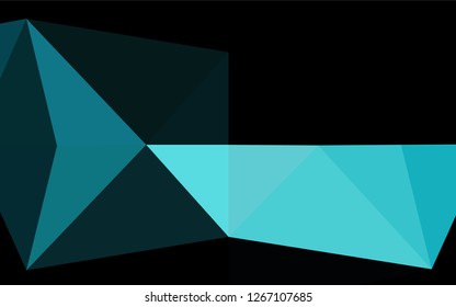 Light BLUE vector hexagon mosaic texture. Shining colored illustration in a Brand new style. Brand new design for your business.
