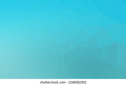 Light BLUE vector hexagon mosaic texture. Glitter abstract illustration with an elegant design. A completely new template for your business design.