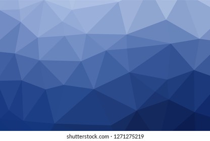 Light BLUE vector hexagon mosaic texture. Glitter abstract illustration with an elegant design. Brand new style for your business design.