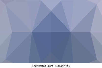 Light BLUE vector hexagon mosaic texture. A completely new color illustration in a vague style. A completely new design for your business.