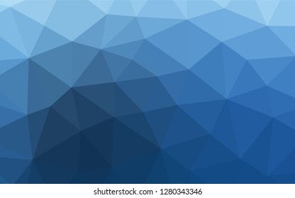 Light BLUE vector hexagon mosaic texture. Modern geometrical abstract illustration with gradient. The textured pattern can be used for background.