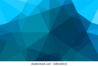 Light BLUE vector hexagon mosaic texture. Colorful abstract illustration with gradient. A new texture for your design.