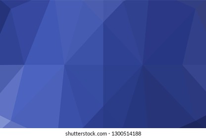 Light BLUE vector hexagon mosaic cover. Brand new colored illustration in blurry style with gradient. A completely new design for your business.