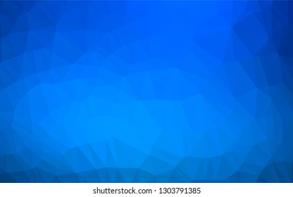 Light BLUE vector hexagon mosaic cover. Brand new colored illustration in blurry style with gradient. A completely new template for your business design.