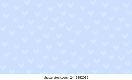 Light blue vector illustration with hearts. Valentine's Day holiday background texture, romantic wedding design, Love